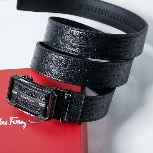 F030191可商务可休闲镶皮款镂空皮带男士腰带 商品图1