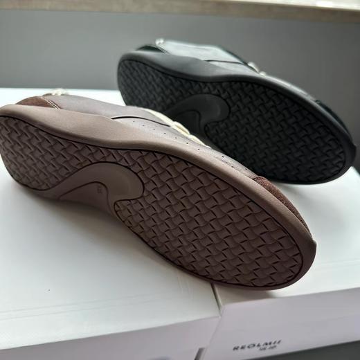 F030173头层牛皮女款芭蕾德训鞋薄底休闲阿甘鞋 商品图8