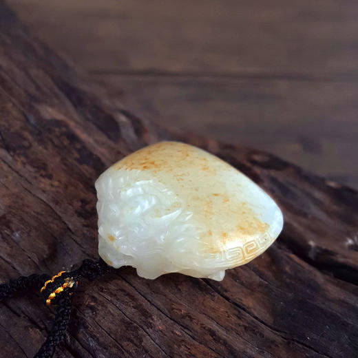 【天然正品】天然新疆籽料细腻油润度佳龙龟造型和田玉吊坠项链 38.1*36.0*13.6MM（皆取最大值） 170126NJS54 商品图6