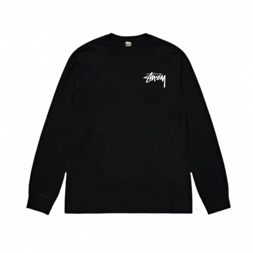 F030162河马logo印花柔软舒适情侣圆领长袖T恤 商品图5