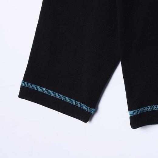 26T51SDSA男装2026新款潮牌街头风明线长袖撞色明线宽松圆领T恤 商品图4