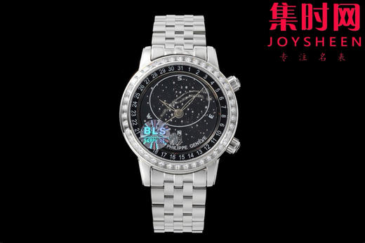 BLS百达翡丽-PP 超级复杂功能时计系列 百达翡丽星空钢带款 6102-6104系列 男士腕表 商品图0