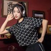 F030168夏季休闲百搭字母满印短款圆领套头T恤 商品缩略图10