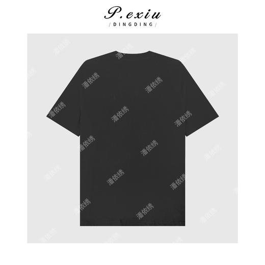 PanYiXiu/潘依绣设计感马甲拼接假两件宽松时尚短袖T恤  WH23053 商品图1