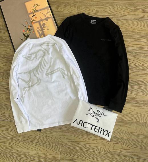 F030171后背大Logo新品圆领舒适纯棉舒适百搭长袖T恤 商品图4