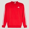 Adidas阿迪达斯THREE STRIPES CLUB SWEATSHIRT 新年款针织柔软运动休闲宽松卫衣套头衫KR2516 商品缩略图2