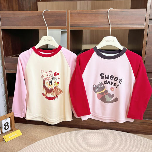 彩色日记长袖T恤 商品图9
