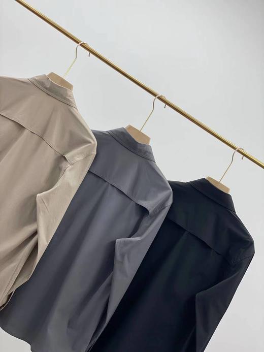 F030114夏季冰丝弹力薄款速干工装防水防晒防蚊PL0L0衫长袖衬衫防晒衣 商品图5