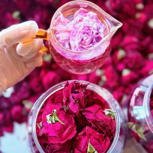 养颜花茶系列：墨红玫瑰花茶/东方金花茶，三级分拣，先进冻干，定格花香花味，美容养颜，日常熬夜党，爱美的小姐姐必入款！ 商品图8