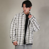 DRONKOO 2026 翻领左贴袋压皱撞色格纹微阔中厚衬衣外套 商品缩略图2
