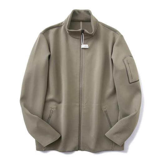 男士无缝压胶 高密针织 休闲轻商务外套 商品图4