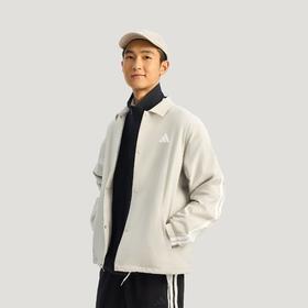 Adidas阿迪达斯ST 3ST COACH JACKET 加绒运动休闲宽松夹克外套KR2500