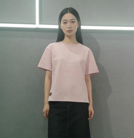 佐丹奴女装26年新款全棉舒适版型印花短袖T恤衫05396256 商品图0