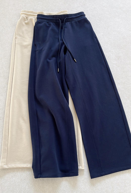 31-5纯圆正 Max 26新款 松紧腰抽绳休闲直筒阔腿裤卫裤 巨好穿 我穿M宽松合适 商品图0