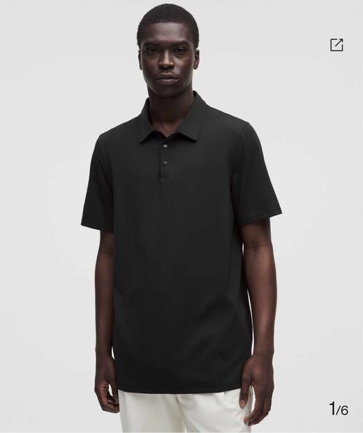 LULU 男士冰感免烫翻领T恤短袖POLO衫 Z-15838 商品图4