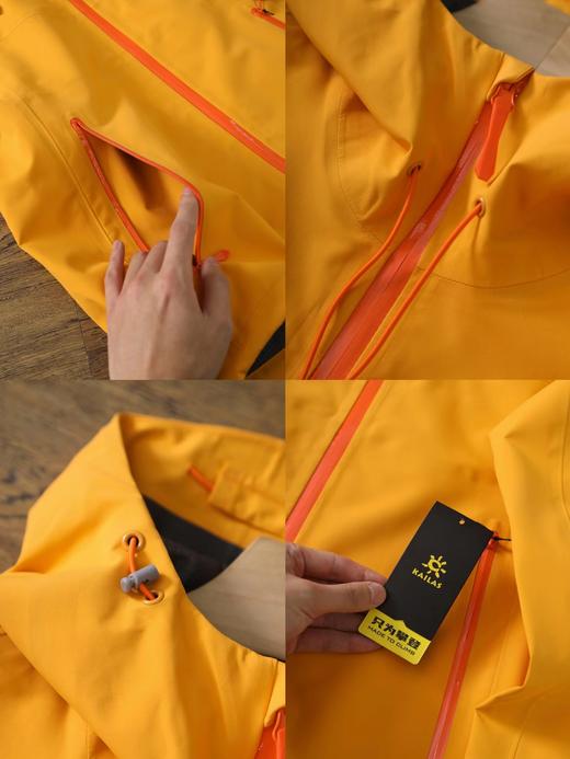 F030105新季户外登山连帽冲锋衣透气防风防水硬壳压胶冲锋衣 商品图8