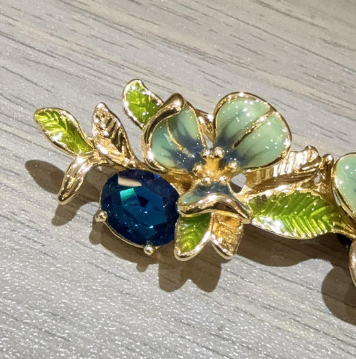 shes茜子梵高鸢尾胸针 紫/蓝双色绝美上线 商品图5