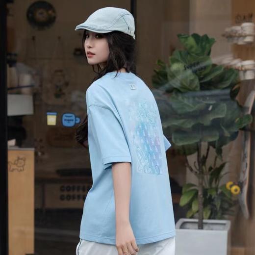 F030169新品波普老花印花圆领套头短袖T恤 商品图11