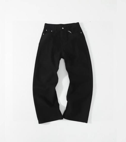 F030194美式复古水洗重磅高街直筒廓形牛仔裤 商品图8