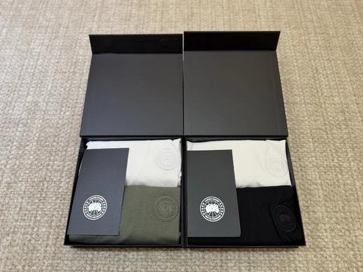 F030181二件装礼盒男士圆盘刺绣标休闲T恤短袖 商品图0