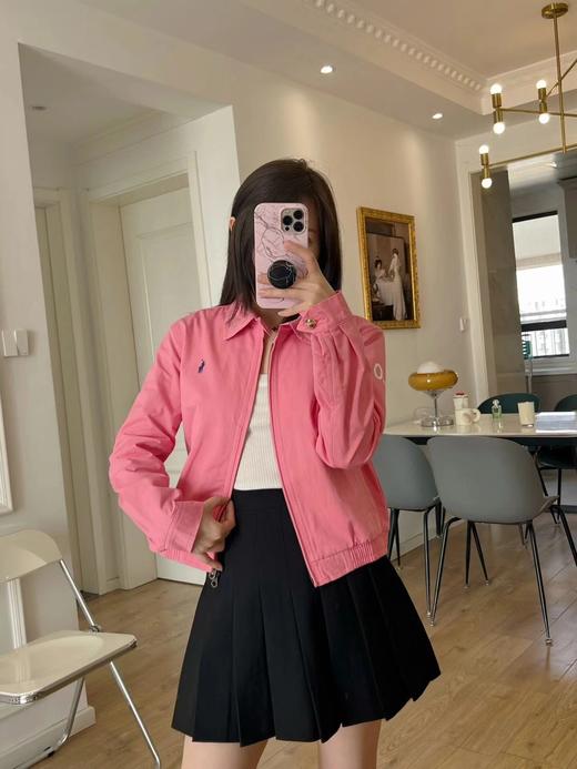 F030187六色齐发老干部风翻领女款夹克斜纹布水洗外套 商品图1