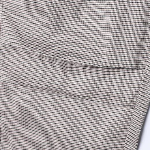 SDSA男装2026新款潮牌日系褶皱休闲裤男女同款细格纹阔腿裤 商品图2