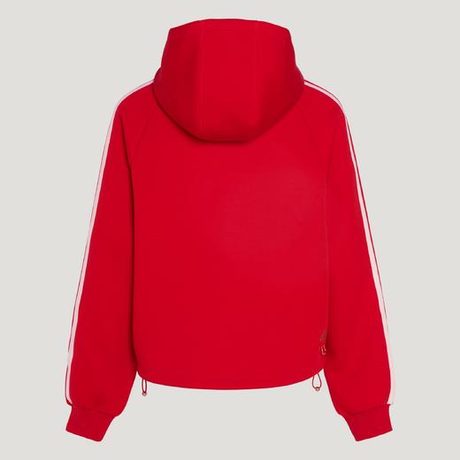 Adidas阿迪达斯HOODED SWEATSHIRT 新年款挺阔加厚运动休闲宽松连帽套头衫KH2694 商品图4