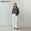 NEELLY纳俪商场同款春季新款时尚高腰阔腿裤女随性舒适直筒长裤N26031H01119 商品缩略图0