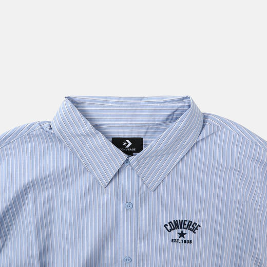 【春上新】【8折】 7楼CONVERSE匡威男子蓝色条纹衬衣MCJ402-UFC 吊牌价539元折后价431 商品图1