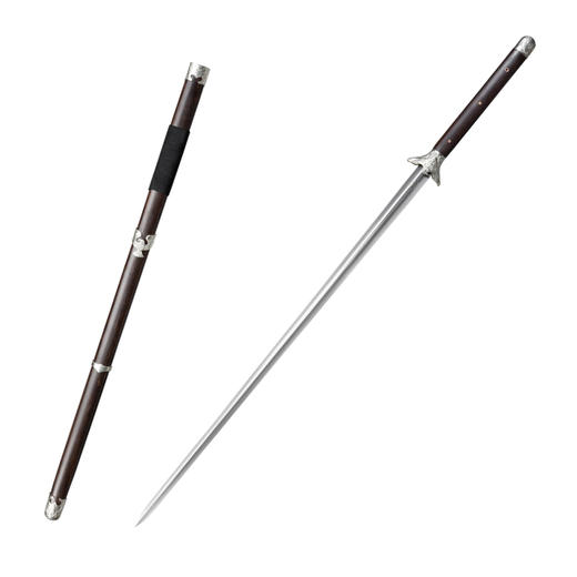 英武双手剑 白铜 八卦剑 螳螂剑 长剑 双手练习刀剑 沈广隆剑 未开刃 商品图5