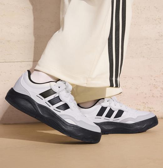 Adidas阿迪达斯LITE SHUFFLE 超轻缓震回弹运动休闲板鞋KH9022 商品图7