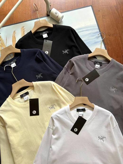 F030106可外穿可叠穿圆领百搭弹力棉刺绣款长袖T恤 商品图2