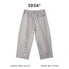 SDSA男装2026新款潮牌日系褶皱休闲裤男女同款细格纹阔腿裤 商品缩略图4