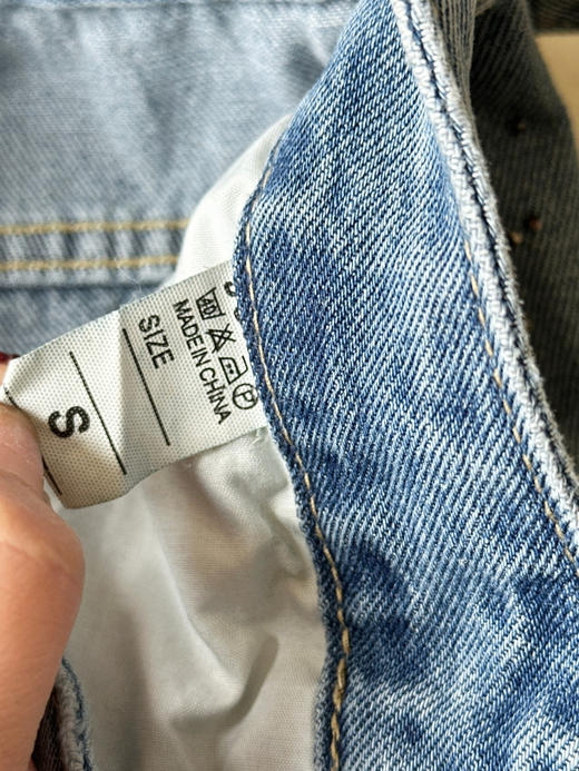 春季新款璀璨星河~重工细闪满天星烫钻高腰显瘦阔腿牛仔裤（配腰绳） 商品图14