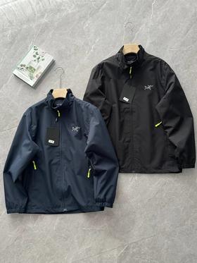 F030129户外春秋轻薄刺绣logo立领外套夹克