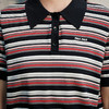 NEELLY纳俪商场同款夏季新款POLO领短袖针织衫女条纹撞色舒适上衣N26054A04504 商品缩略图1