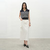 NEELLY纳俪商场同款夏新款简约随性半身裙女百搭经典显瘦A字长裙N26044E04406 商品缩略图2