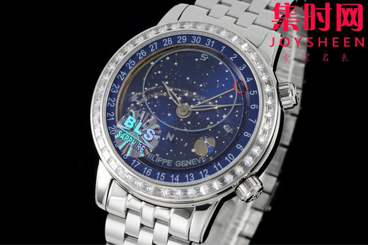 BLS百达翡丽-PP 超级复杂功能时计系列 百达翡丽星空钢带款 6102-6104系列 男士腕表 商品图1
