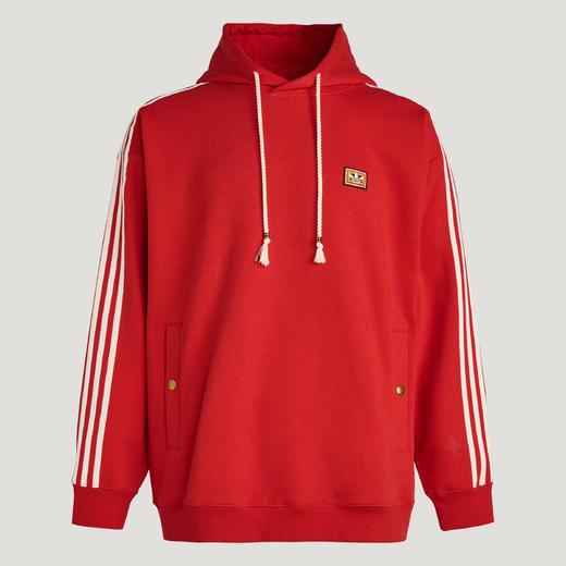 Adidas阿迪达斯HOODIE 新年款双面针织运动连帽卫衣套头衫KT0646 商品图3