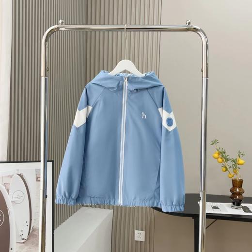 F030176男女中大童冲锋衣外套连帽双面夹克 商品图13