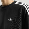 Adidas阿迪达斯3S CREW SWEATSHIRT 纯棉篮球风运动宽松长袖套头卫衣套头衫KG3898 商品缩略图6
