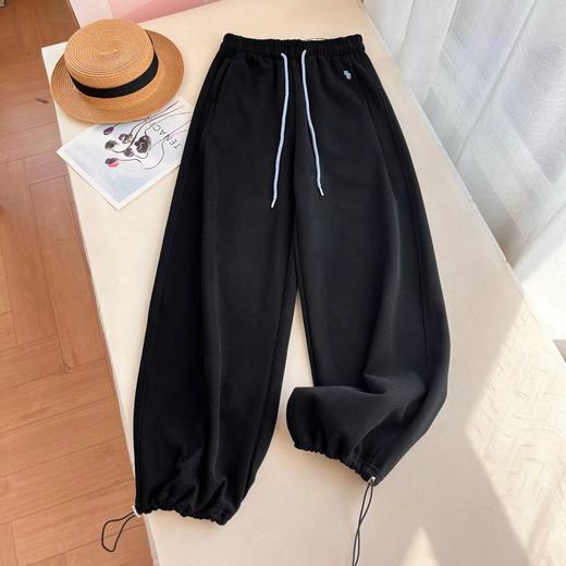 F030146春季新款卡通刺绣宽松休闲两穿弯刀裤 商品图8