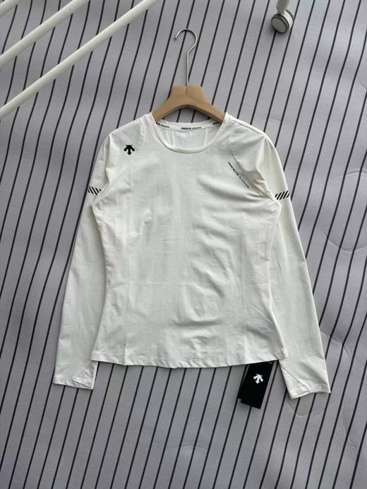 F030132轻量化科技立体剪裁女士长袖圆领针织T恤 商品图6