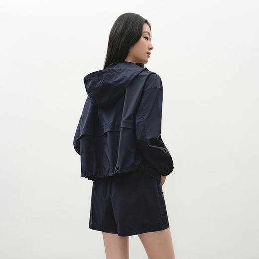 NEELLY纳俪商场同款夏季新款运动风时尚套装女休闲连帽上衣两件套N26044Z04408 商品图1