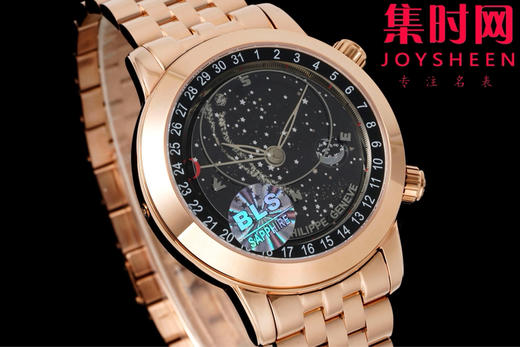 BLS百达翡丽-PP 超级复杂功能时计系列 百达翡丽星空钢带款 6102-6104系列 男士腕表 商品图2