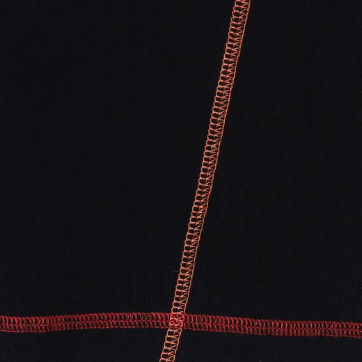 26T51SDSA男装2026新款潮牌街头风明线长袖撞色明线宽松圆领T恤 商品图3