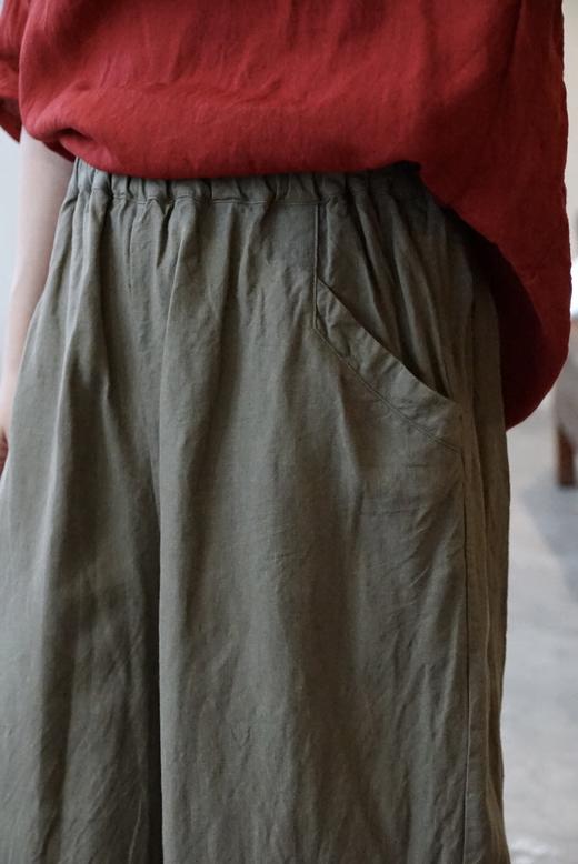 Atelier d'antan麻质直筒阔腿裤 商品图5