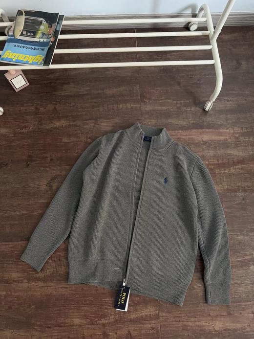 F030197男装新款全拉链软糯羊毛衫毛衣针织衫 商品图5