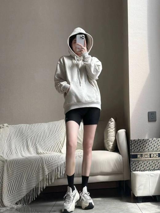 F030118春季新款胶印印花 logo纯华棉连帽卫衣外套 商品图6