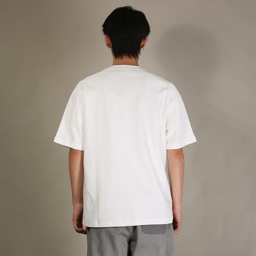 DRONKOO 2026 圆领前R刺绣肩毛边短袖T恤 商品图4